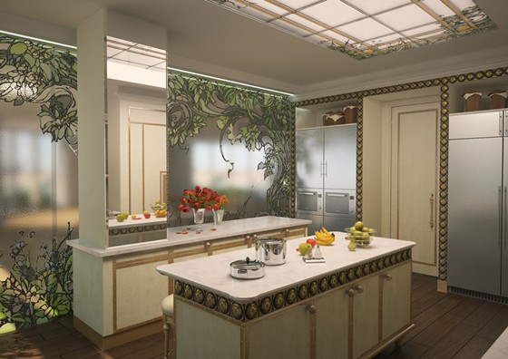 Интерьеры / Interiors: Кухня