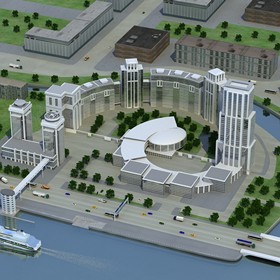 Экстерьеры / Exteriors: Ушаковская набережная